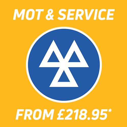Save When You Book An MOT & Service Together! Prices from &pound;218.95.