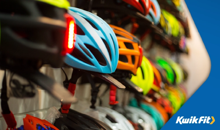 Bike helmets for protection