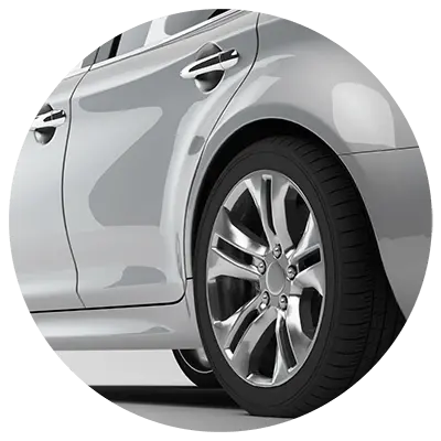 Tyres in good shape before an MOT test