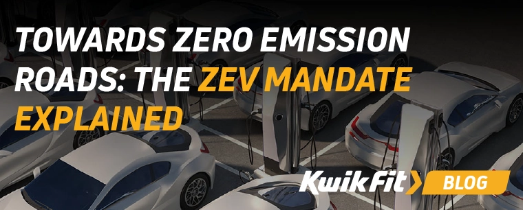 EV in a car park