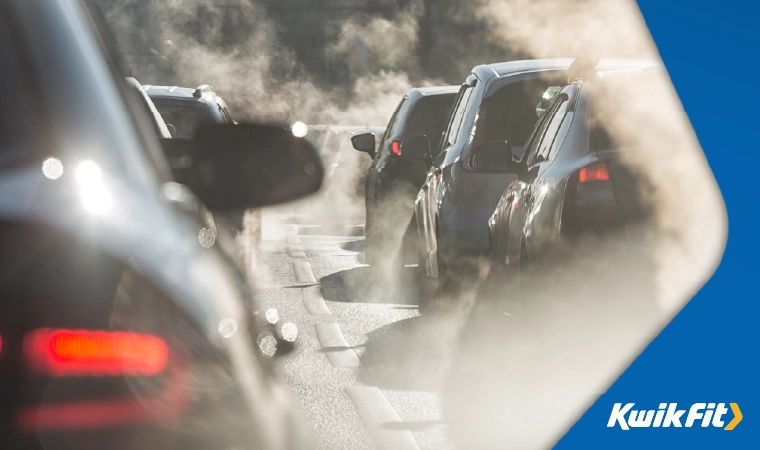 Heavy traffic fumes