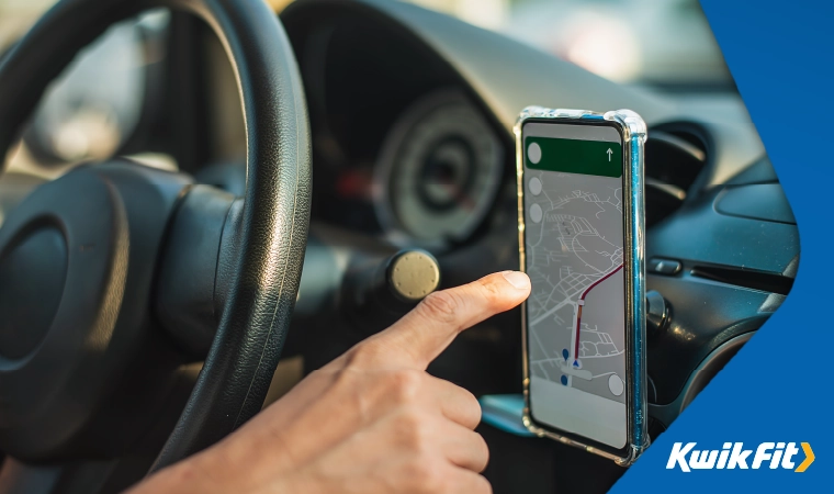 Using your mobile phone as a sat nav